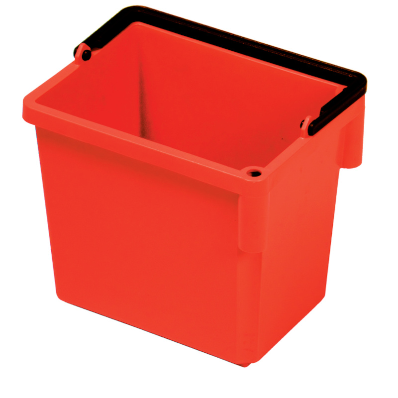 SEAU 5L ROUGE PIVOT. POUR MIDMOP